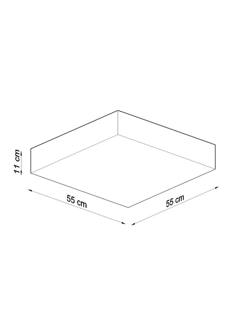 Sollux Plafon HORUS 55 czarny SL.0920