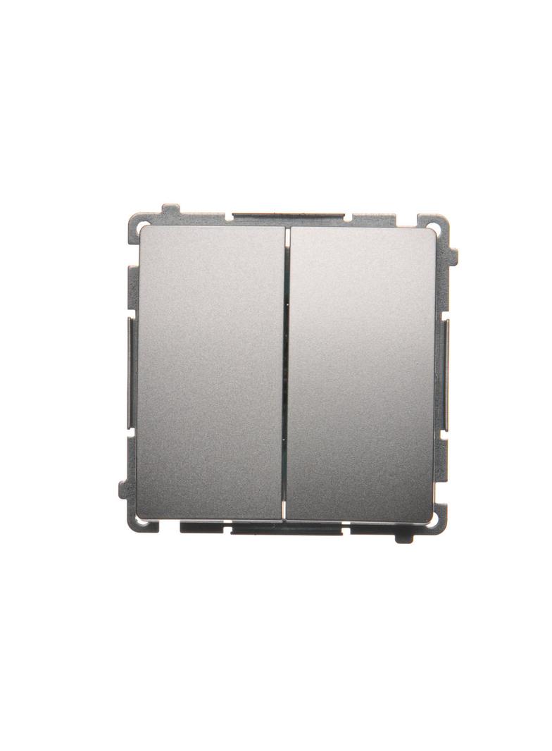 Simon Basic Łącznik świecznikowy 16A 250V zaciski śrubowe srebrny mat BMW5A.01/43 KONTAKT