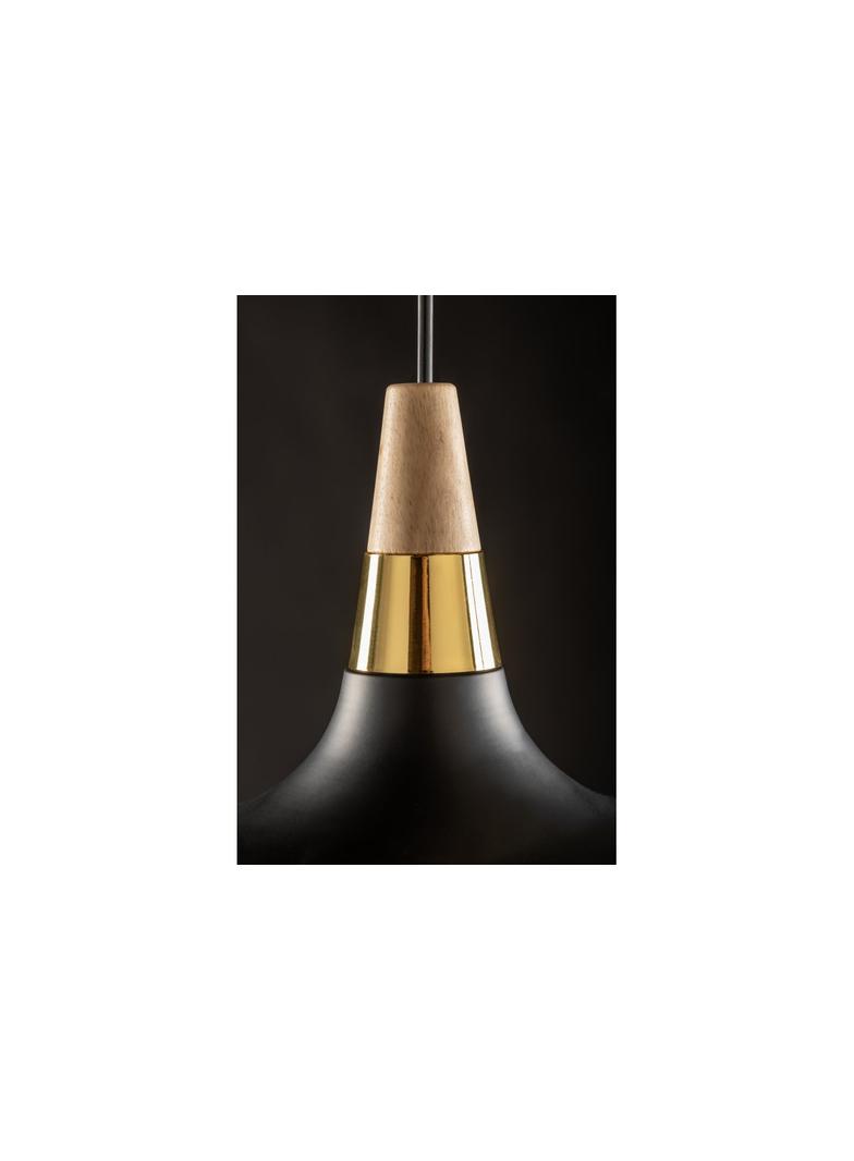 OPRAWA SUFITOWA SKANDI 2, 7382, AC220-240V, 50/60Hz, 1*E27, IP20, ŚREDNICA 35 cm, POJEDYNCZA, CZARNA