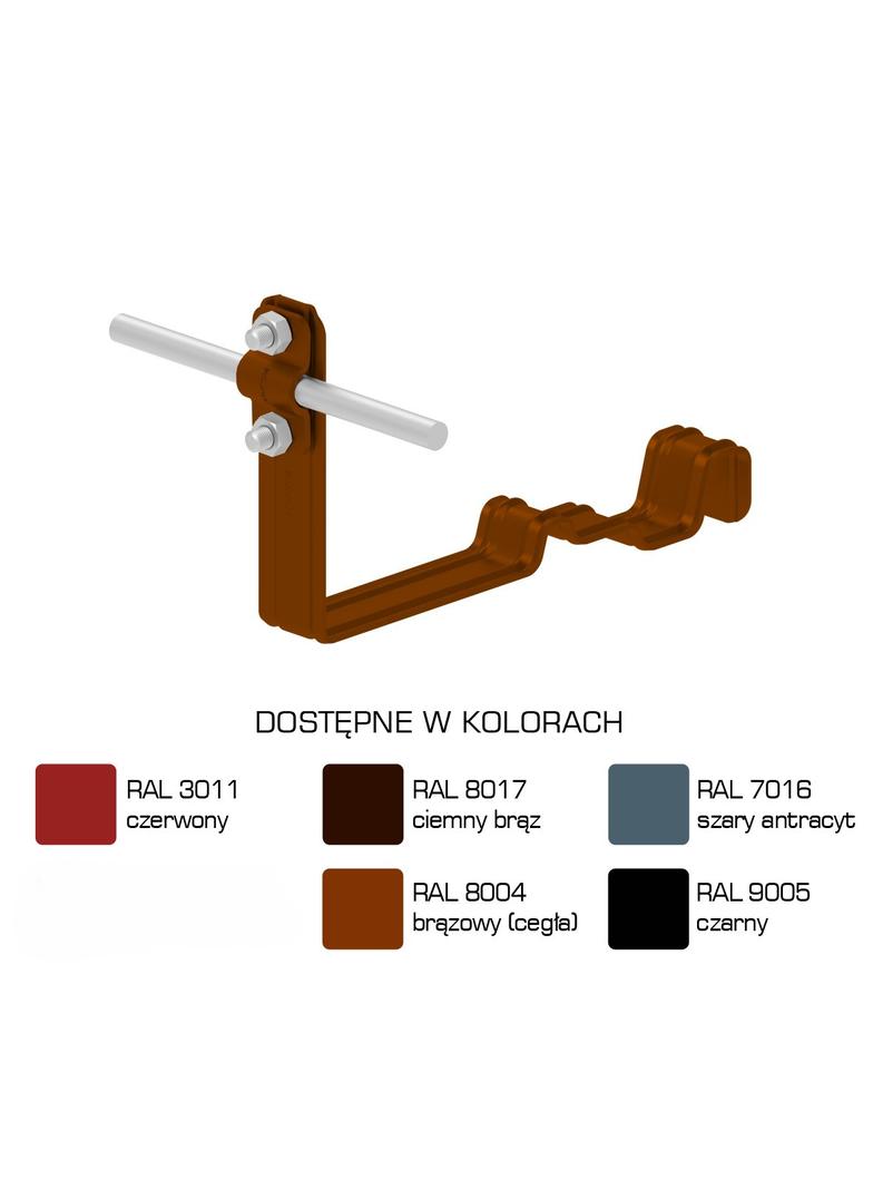 AN-26C/LA/-N Uchwyt dach.prof.pros.Z-śr. WZÓR 26 H=10cm /LA/