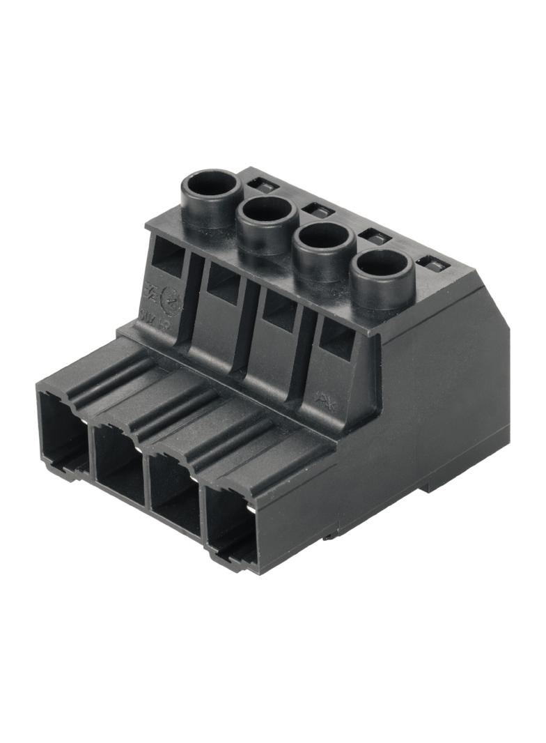 SUZ 10.16HP/04/180G AG BK BX Wtyk PCB (złącze wiązki), 10.16 mm, Liczba biegunów: 4, Przyłącze z jarzmem /32szt./ 1947500000 WEIDMÜLLER