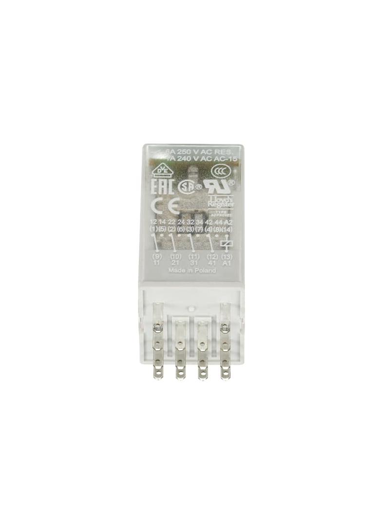 PRZEKAŹNIK CR-M024AC4LG, A1-A2=24V AC, 4 STYKI C/O ZŁOCONE, LED