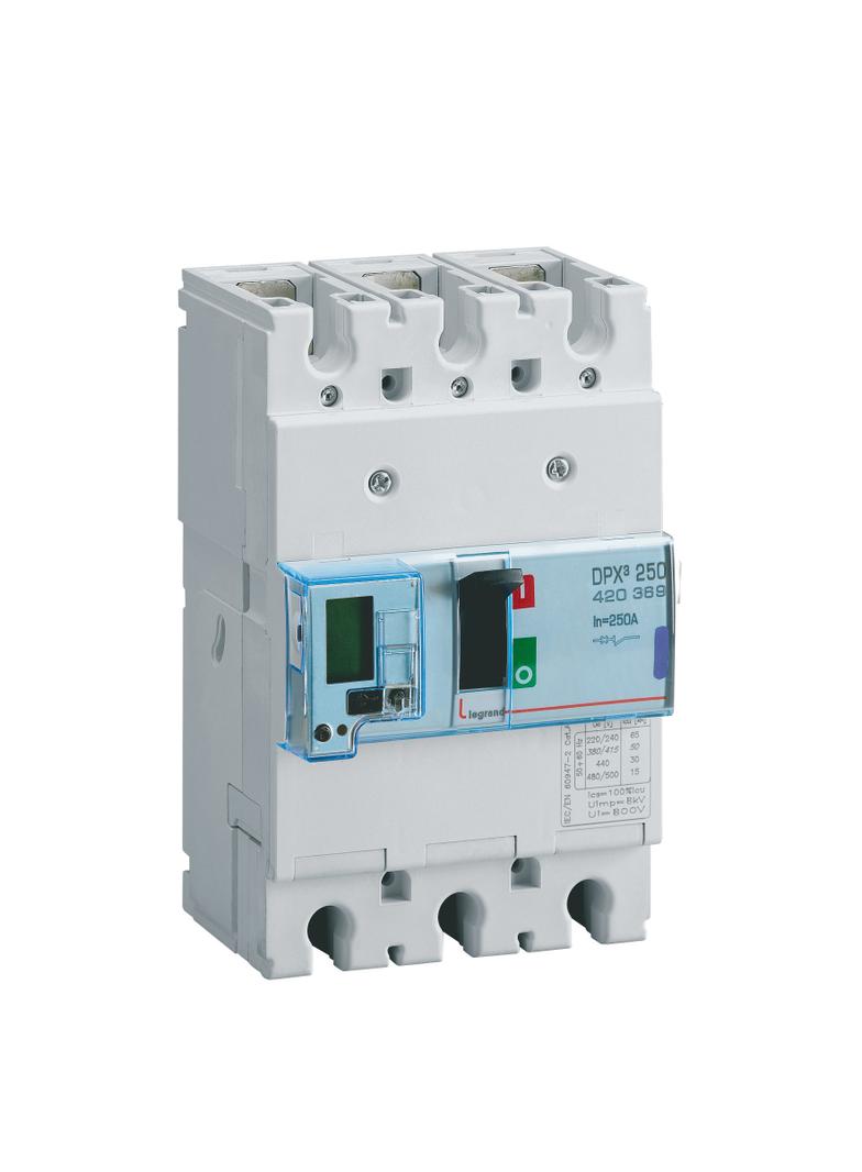Wyłącznik DPX3 250 El+P 3P 160A 50Ka 420467 LEGRAND