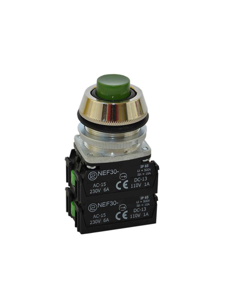 Przycisk NEF30-UW3X zielony W0-NEF30-UW 3X Z PROMET