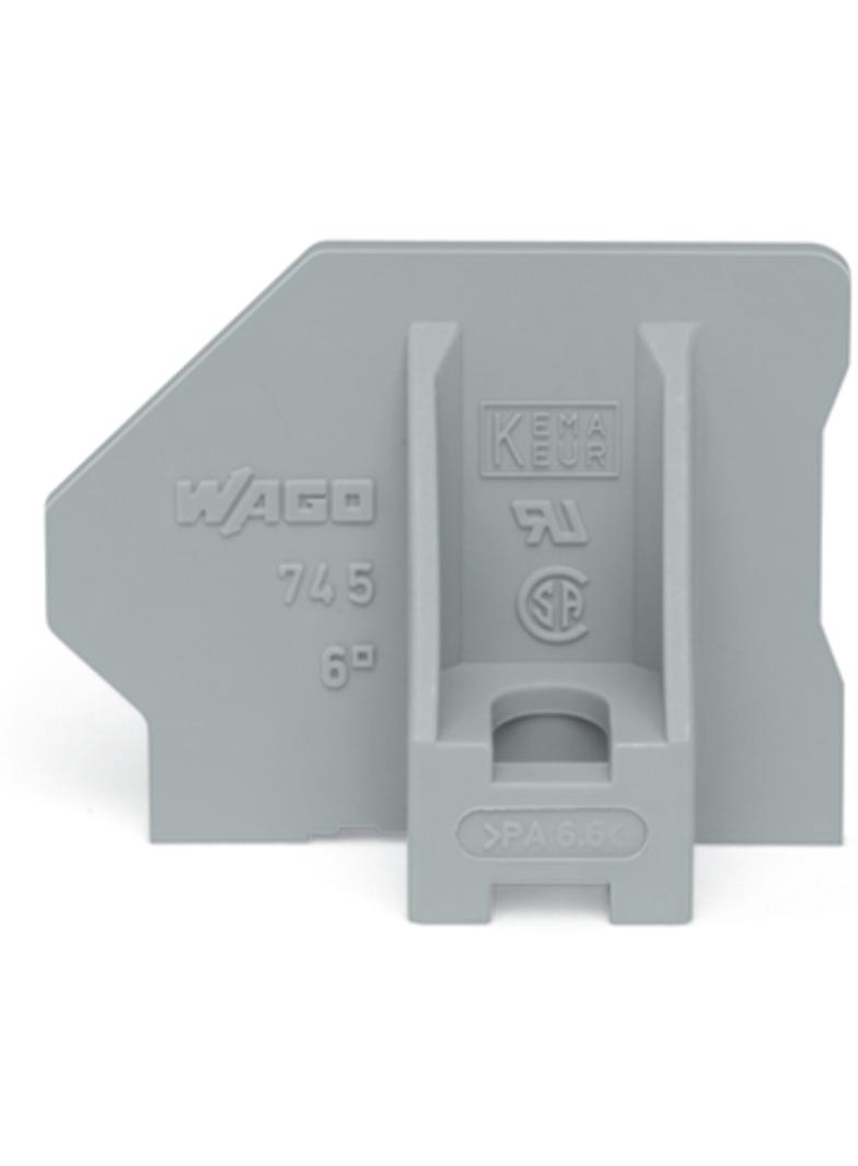 ścianka końcowa szara