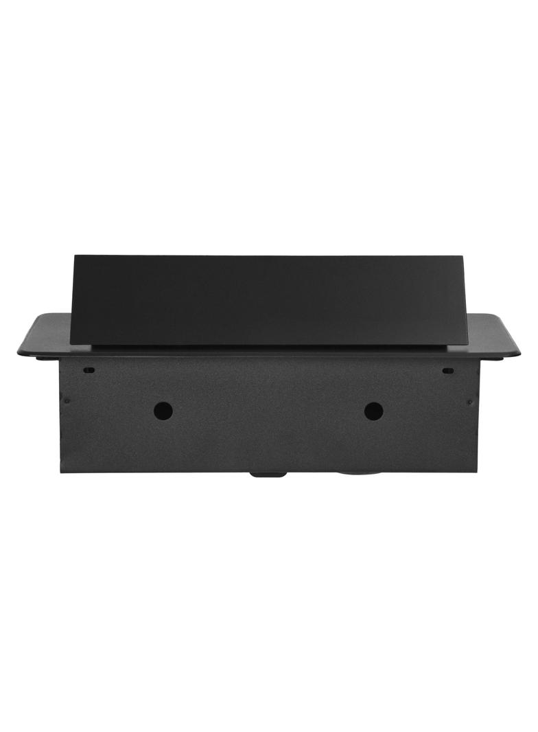 Gniazdo meblowe wpuszczane w blat z płaskim frezowanym rantem i ładowarką USB 2x2P+Z 2xUSB typ A+C OR-GM-9034/B ORNO