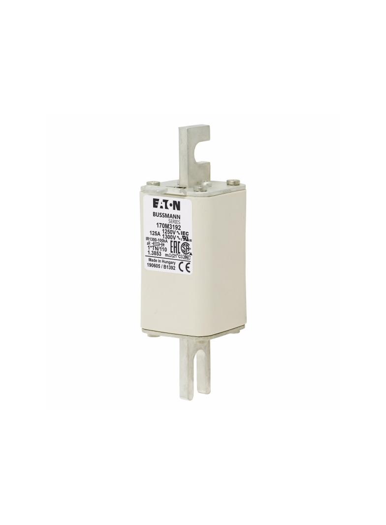 FUSE 125A 1250V 1*TN/110 AR CU Wkładka szybka 125A AC 1250V rozmiar 1 45x58x138 mm a 170M3192 EATON