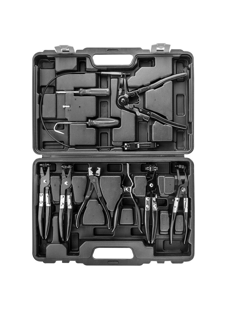 Szczypce do opasek zaciskowych, zestaw 9 szt.