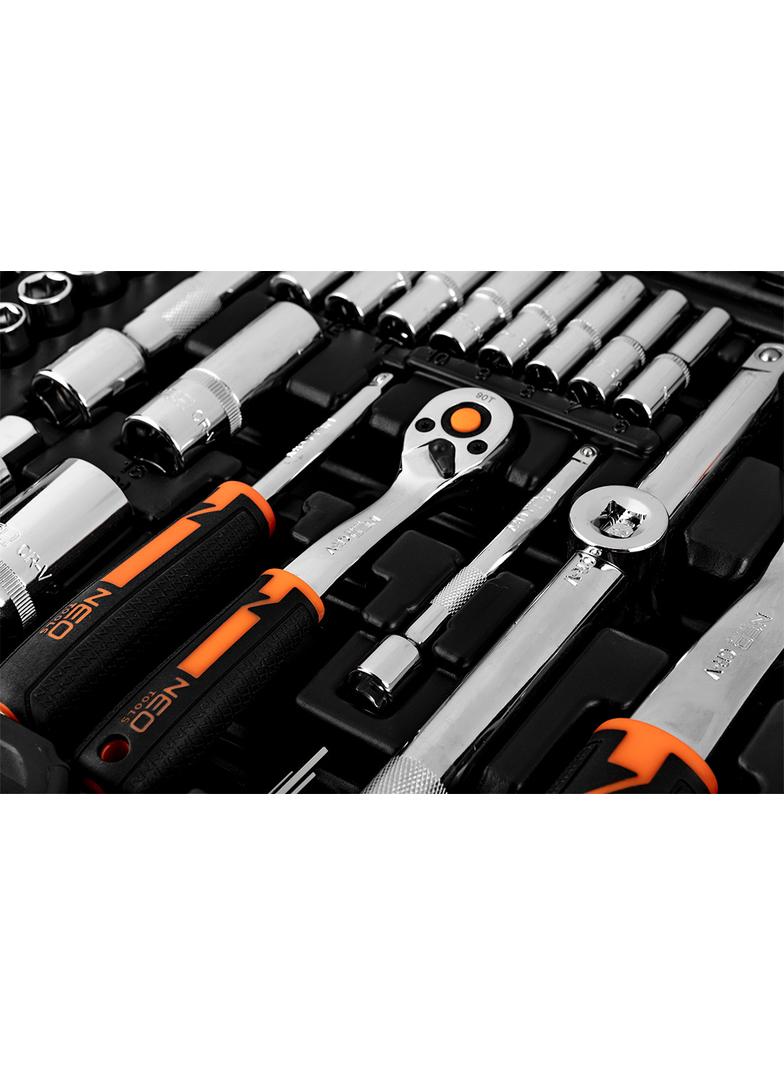 Klucze nasadowe 1/4", 1/2", zestaw 110 szt., CrV