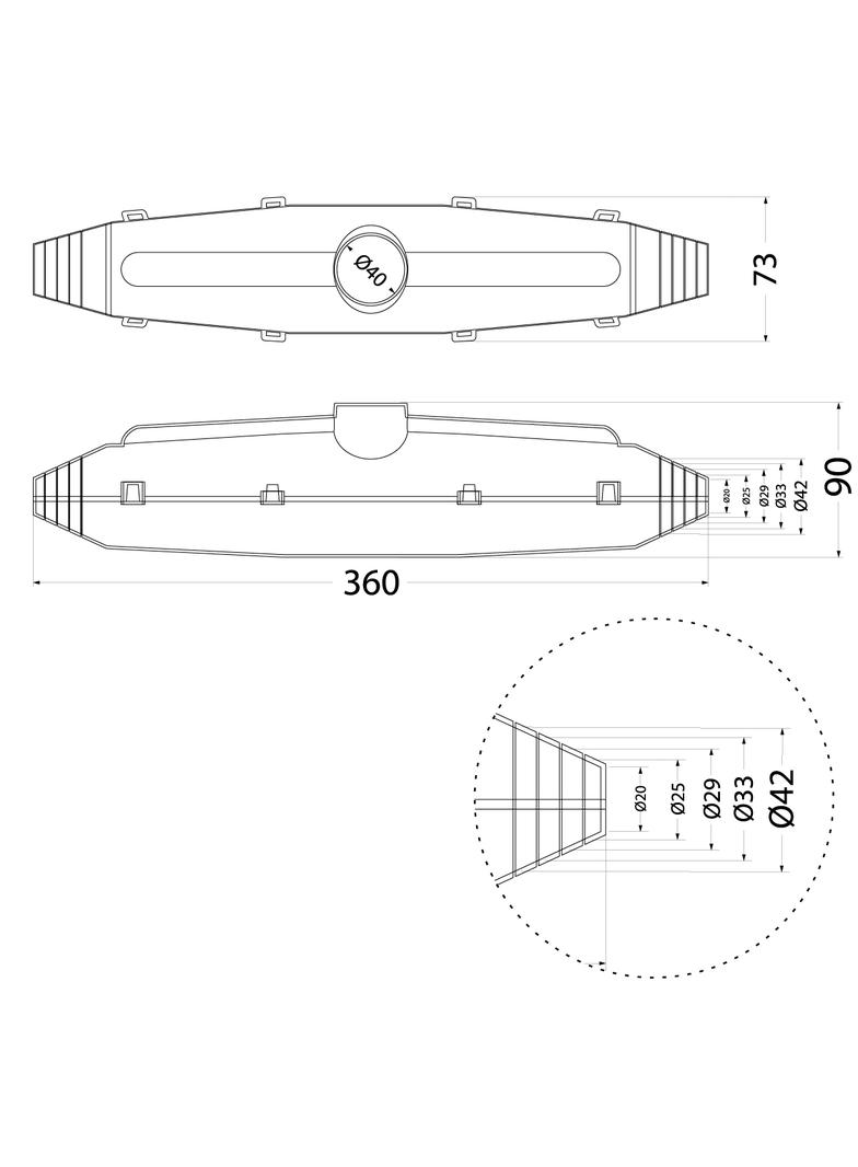 MM13 Mufainstalacyjna kpl. GELEBOX 39.13 OPATÓWEK