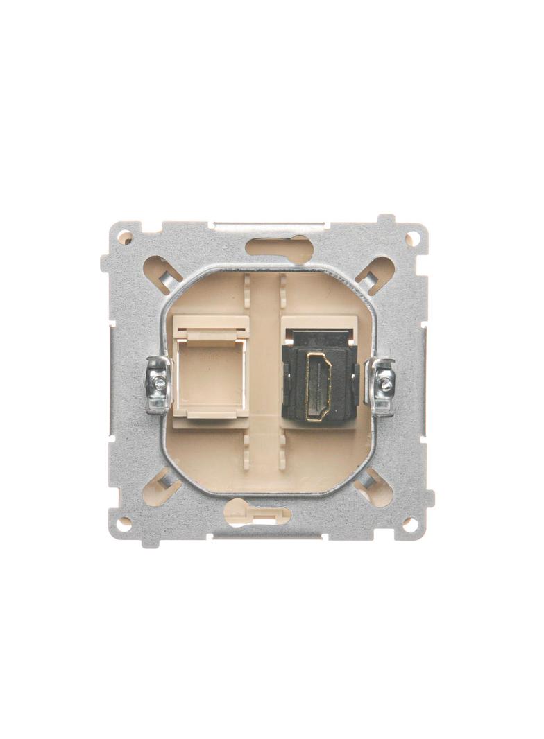Simon Basic Gniazdo HDMI pojedyncze beż BMGHDMI.01/12 KONTAKT
