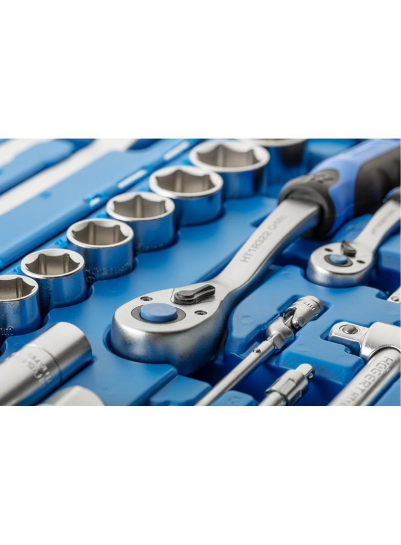 Zestaw narzędzi 85 szt. CrV, 1/4", 1/2"