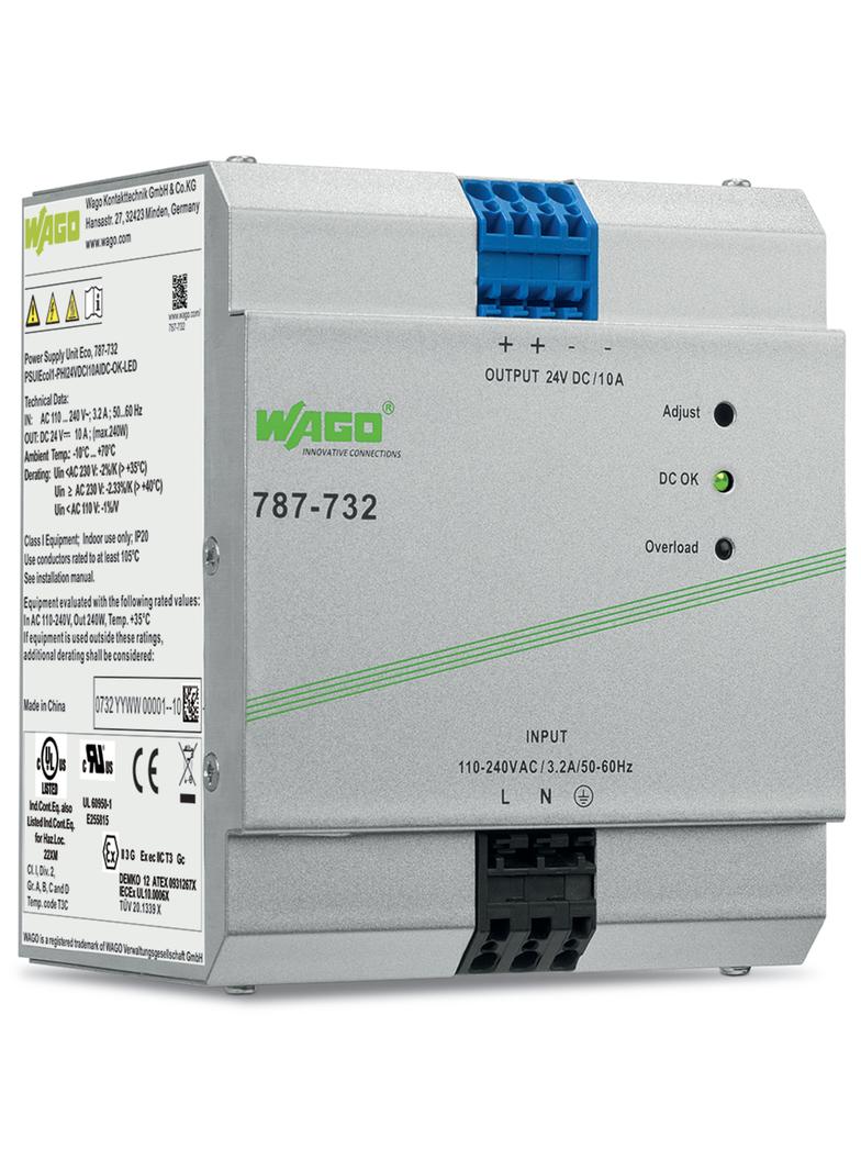 EPSITRON zasilacz ECO 24V DC 10A impulsowany po stronie pierwotnej WAGO