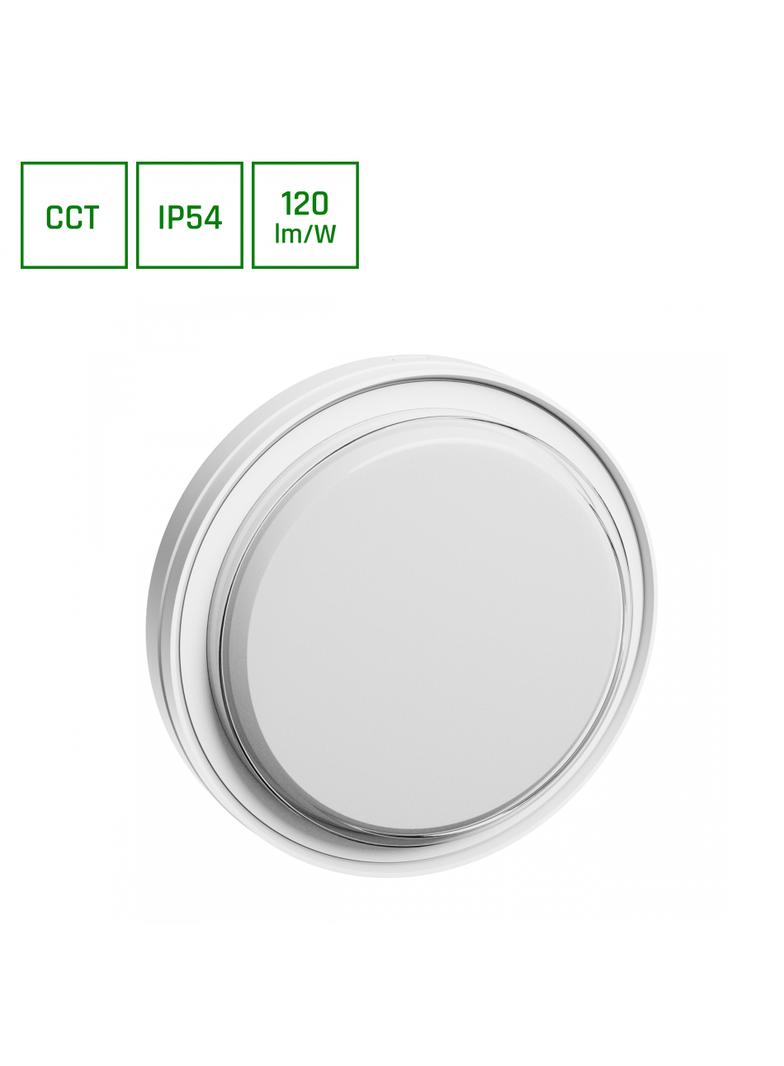 PASTILO 15W CCT 230V 120st IP54 IK10 221x47mm BIAŁY OKRĄGŁA