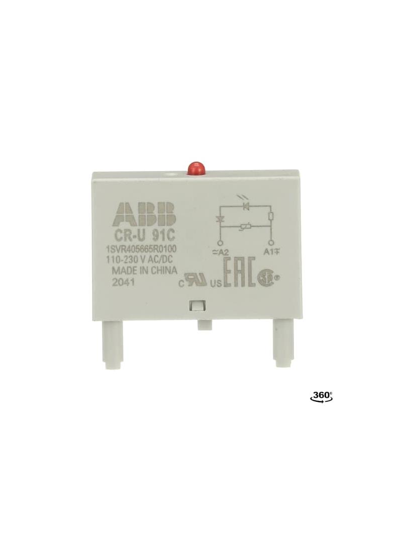 MODUŁ CR-U 91C WARYSTOR I LED CZERW, 110-230V AC/DC 1SVR405665R0100 ABB