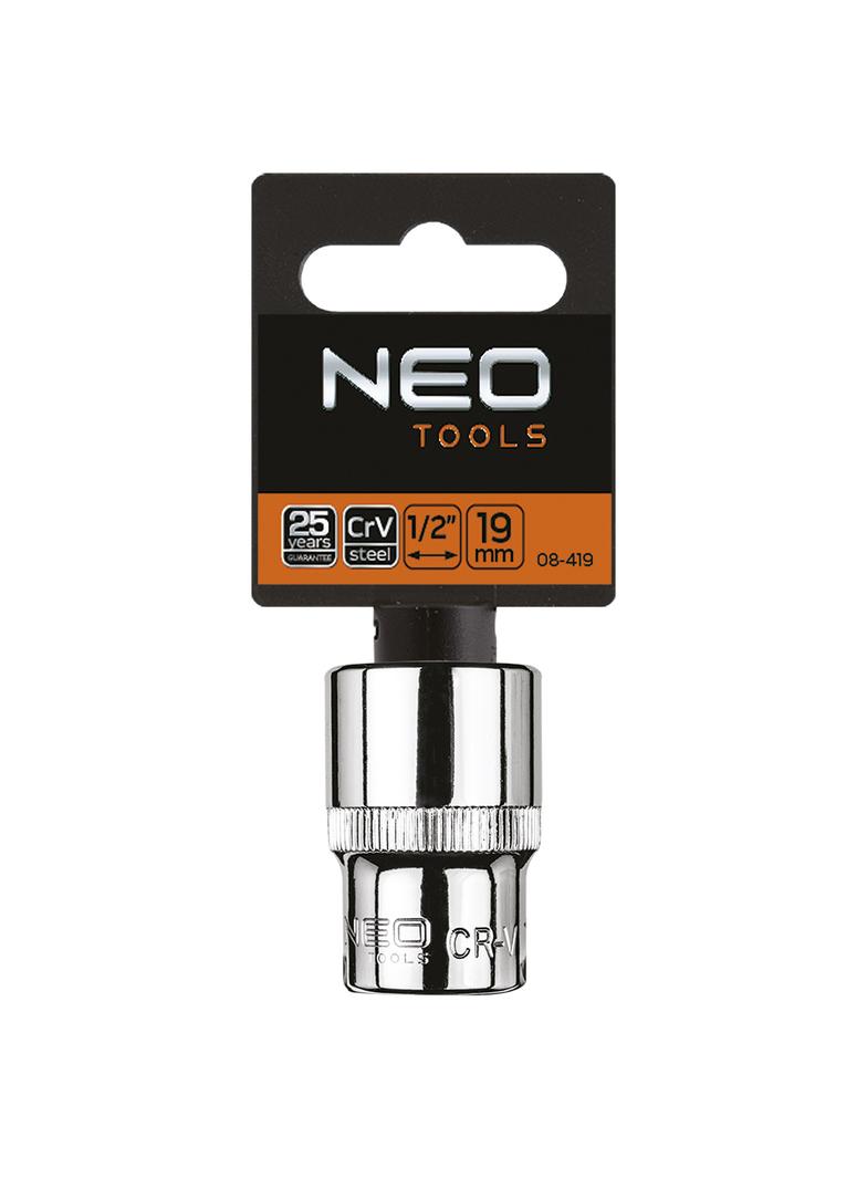 Nasadka sześciokątna 1/2", 19 mm