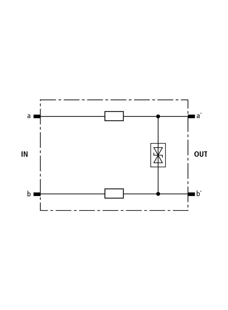 Ogranicznik przepięć, wtyk ochronny DEHNrapid LSA