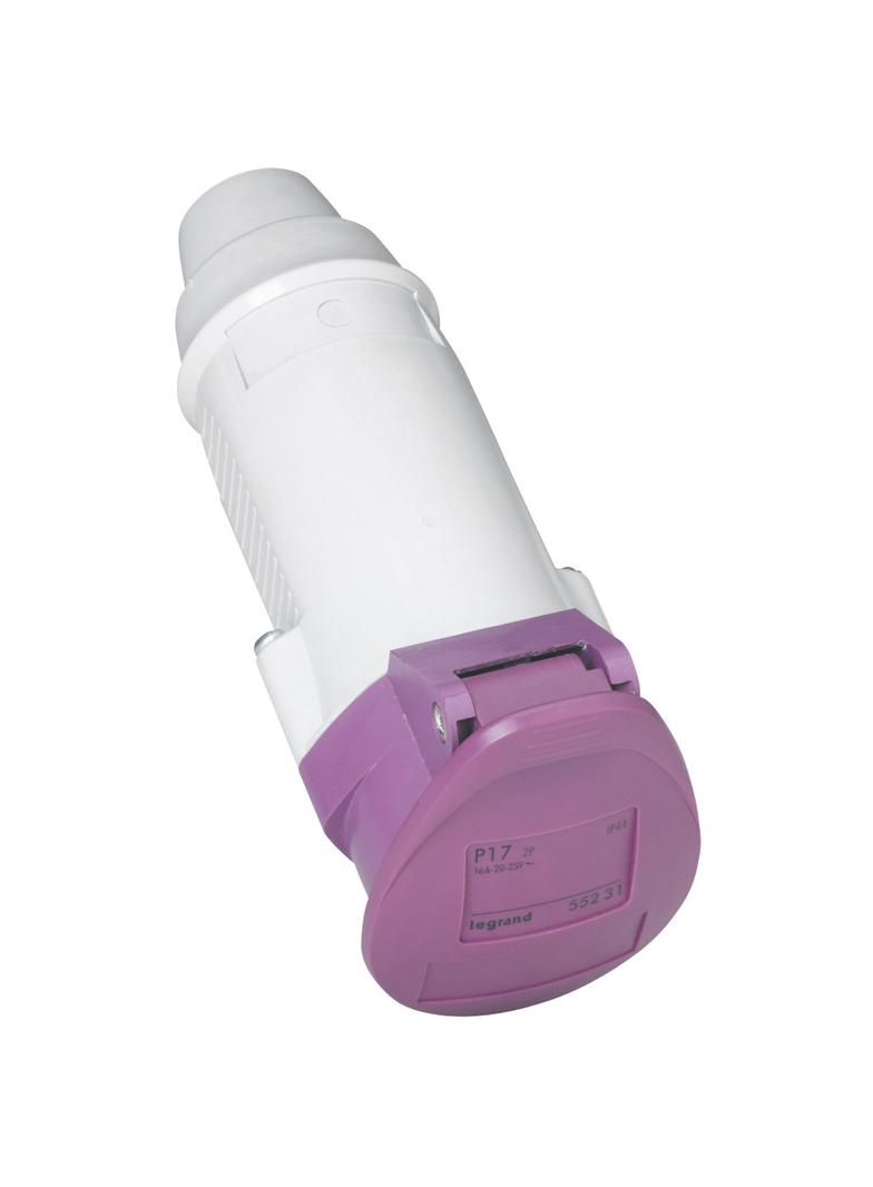 P17 Gniazdo Przenośne 16 A/24 V/2P IP44 055231 LEGRAND