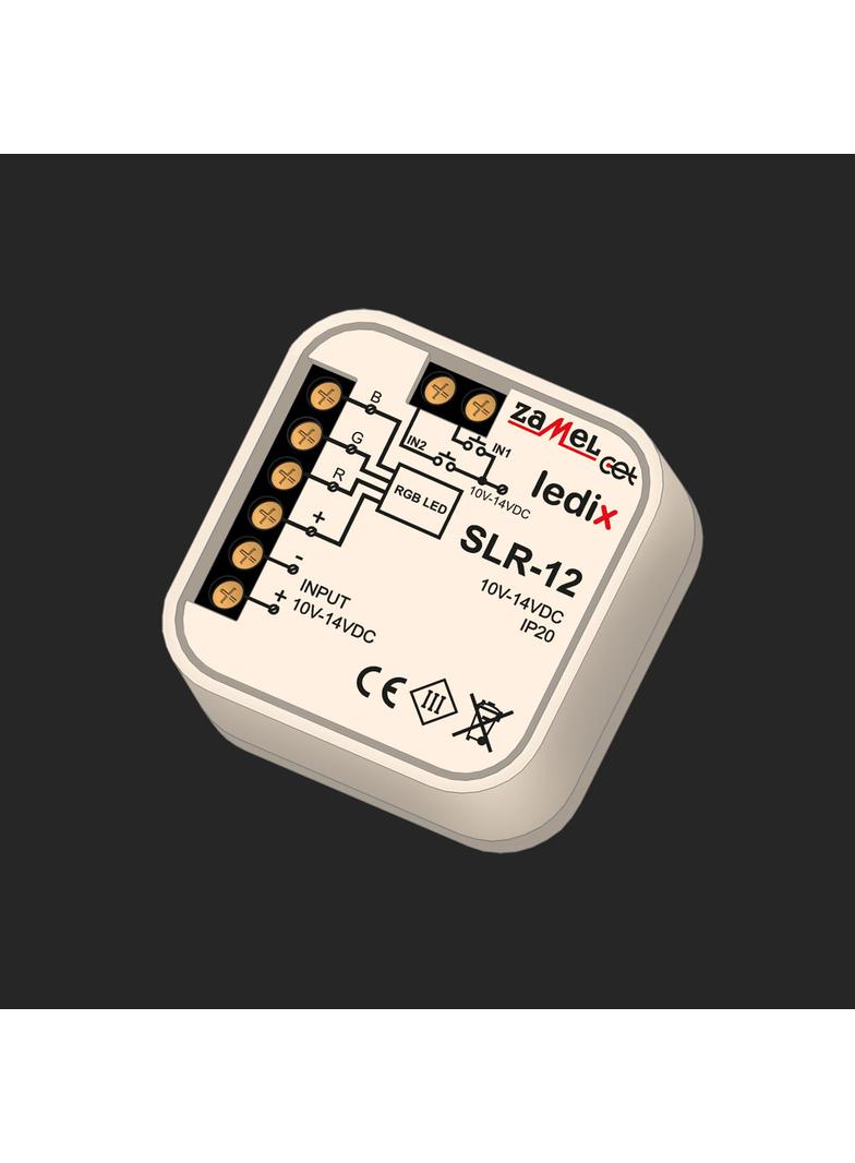 Sterownik RGB przewodowy TYP: SLR-12