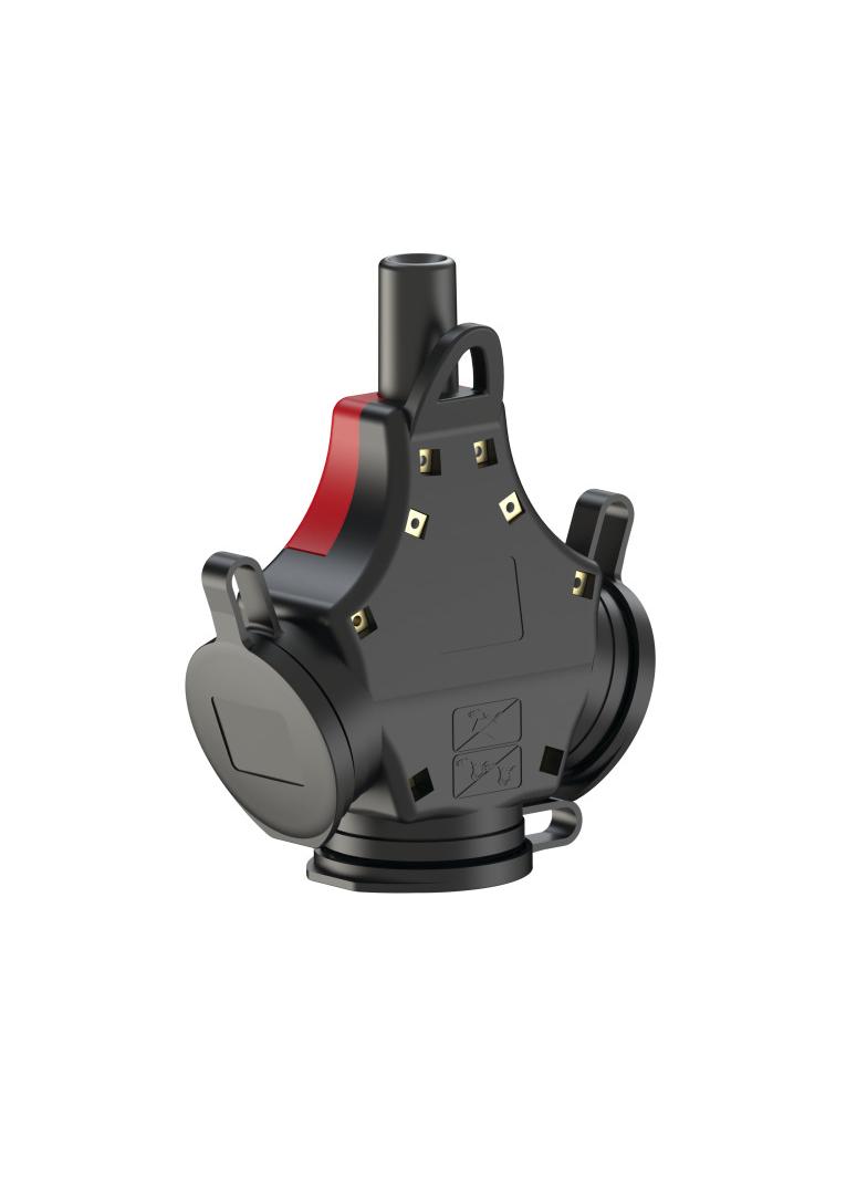 ROZGAŁ.POTROJ.GUMA Z ZATYCZKĄ 16A IP44