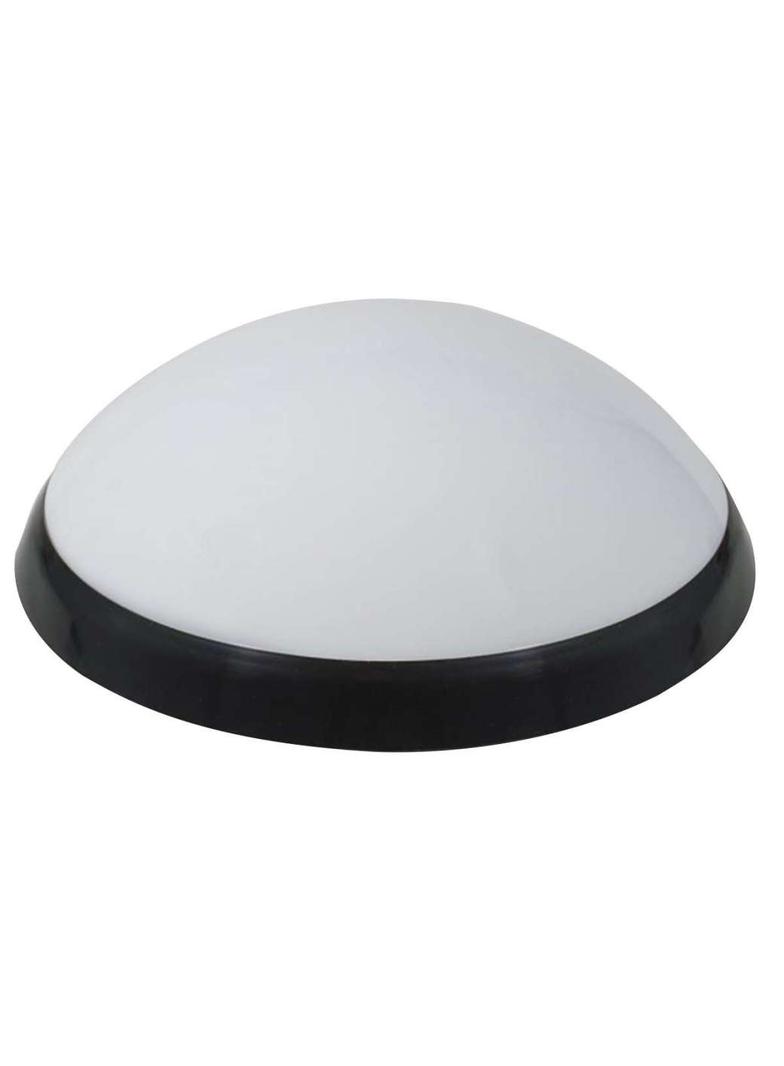 Oprawa ośw. PANTERA czarny pierścień, klosz mleczny, płytka LED, zintegr. czujn.ruchu i funk.korytar