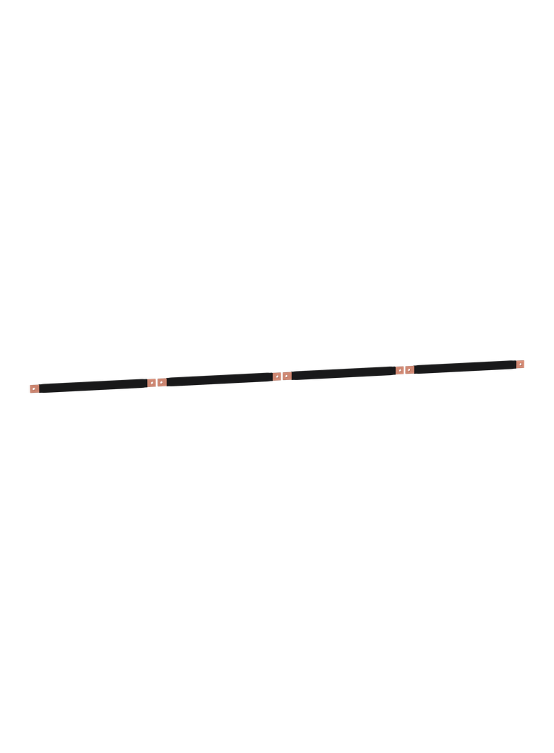 Rozdzielnice PrismaSet, połączenie między pionowym NSX-INS400-630 i uniwersalnym blokiem zasilania