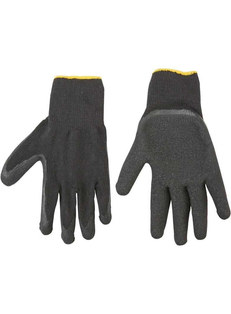 Rękawice robocze, dzianina bawełniana powlekana lateksem, 10"