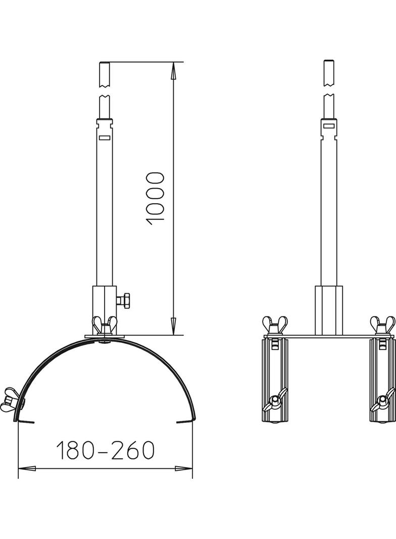 F-FIX-132, Zwód pionowy