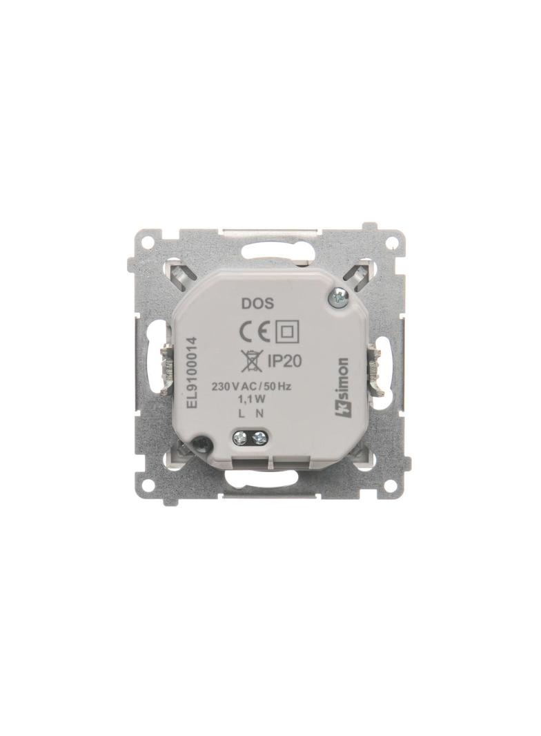 Simon 54 Oprawa oświetleniowa LED 230 V AC 1.1 W białe neutralne 4000 K srebrny mat DOSB.01/43 KONTAKT