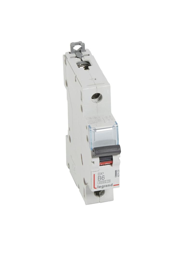 WYŁĄCZNIK NADPRĄDOWY S 301 1P B 6A 6000A SERII DX3, Legrand