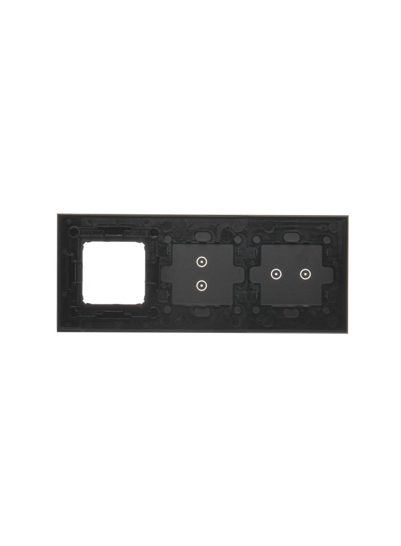 Simon 54 Touch Panel dotykowy S54 Touch 3 moduły 2 pola dotykowe poziome + 2 pola dotykowe pionowe + 1 otwór na osprzęt S54 zastygła lawa DSTR3230/73 KONTAKT