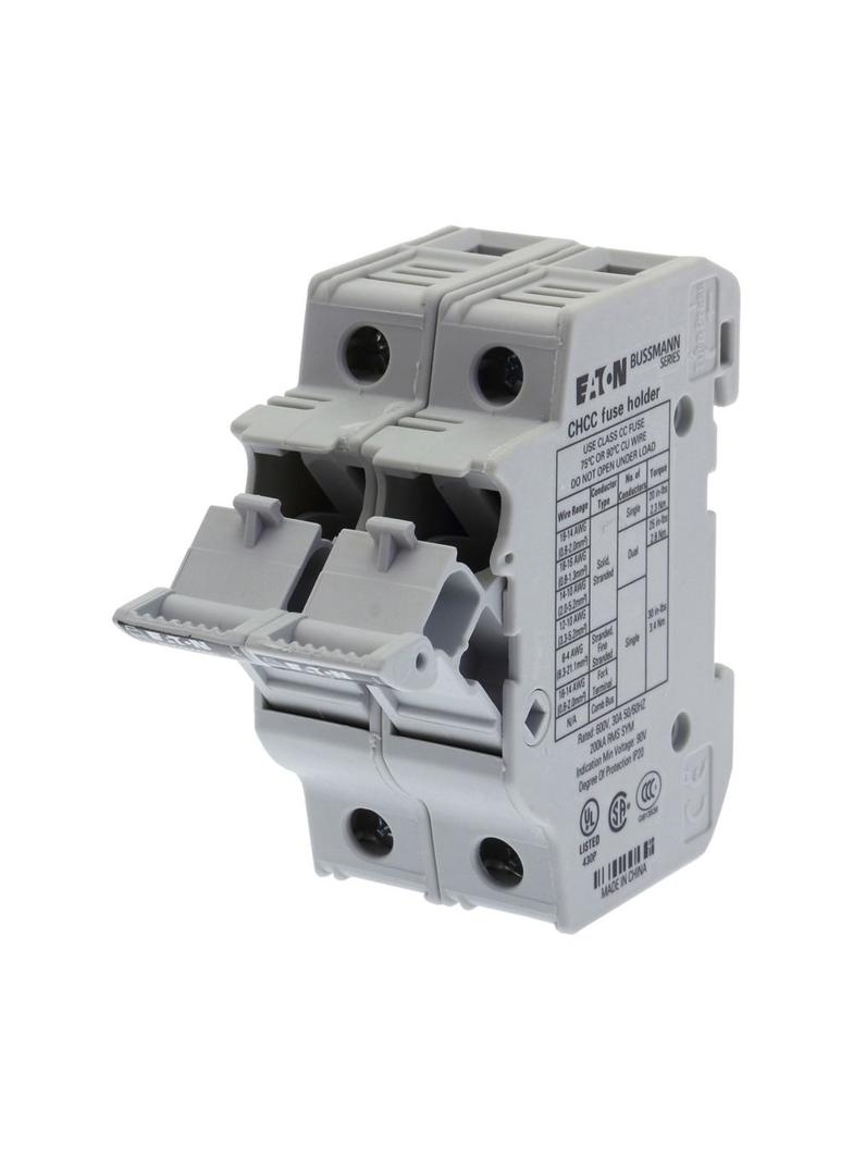 2Pole 30A 600V MFH For 10X38 Class CC Podstawa wkładki cylindrycznej 10x38 2P 32A 690VAC std. UL CHC