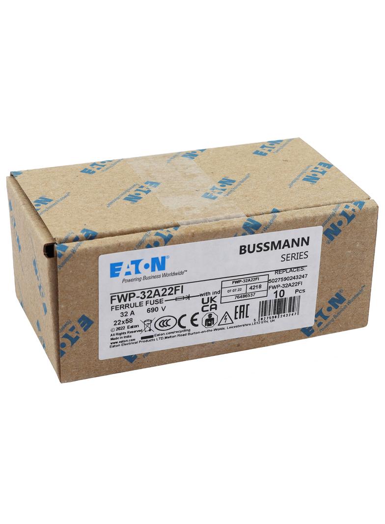 32A 690V 22X58 INDICATED 22 X 58MM 32A 690V 22X58 cylindryczna do półprzewodników wybijak 22 X 58MM