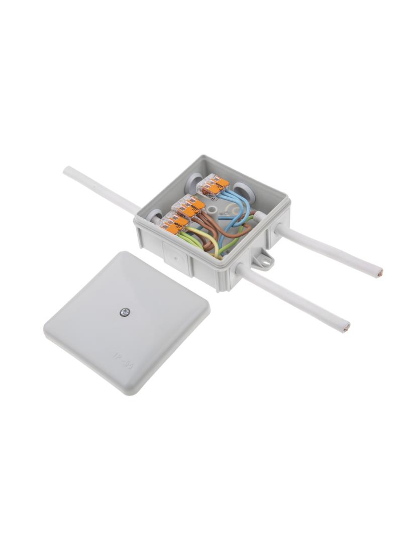 Odgałęźnik 6-wyl.n/t MZ EP-LUX 5x2.5 mm2 pusty IP 55 biała