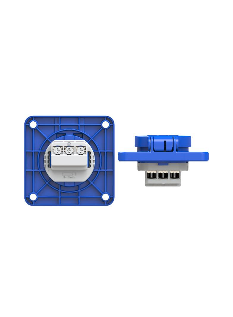 GN.1-FAZ.16A 230V IP44 75X75 BOCZNE WPROWADZ.PRZEW.