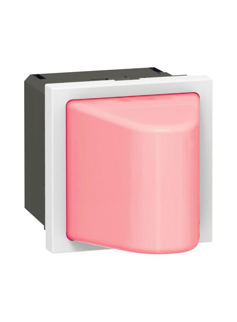 MOSAIC LAMPA SYGNALIZACYJNA TRÓJKĄTNA - 2 MODUŁY CZERWONA 0,2/1W 230V~, Legrand