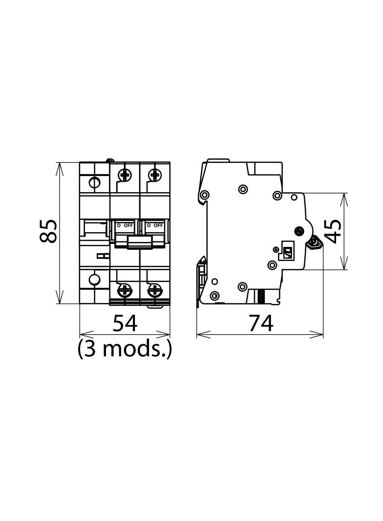 Aparat POP 2 do ochrony przed przepięciami dorywczymi TOV