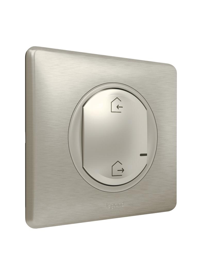 CELIANE WITH NETATMO - ŁĄCZNIK BEZPRZEWODOWY WYJŚCIE/POWRÓT TYTANOWY, Legrand