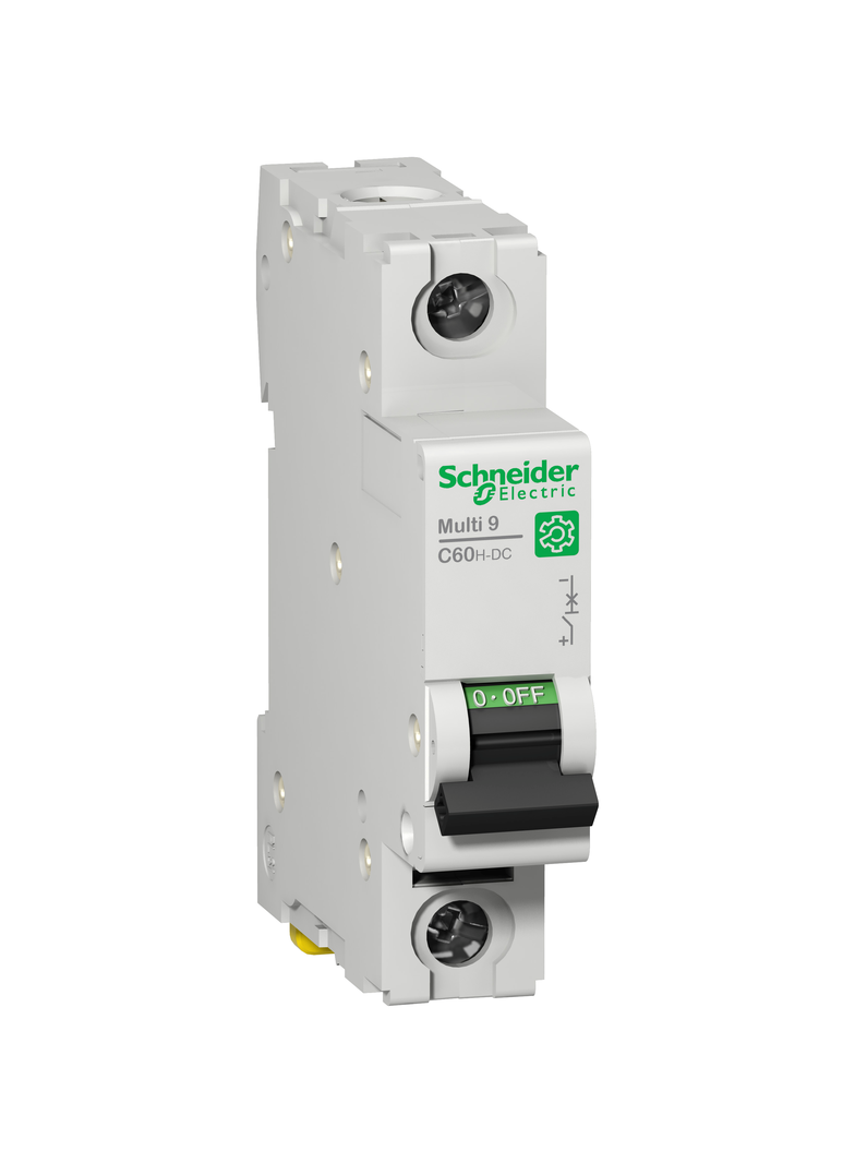 Wyłącznik nadprądowy Multi9 - C60H-DC - 1P - 10A - kat.C - 500V DC - 10kA M9U21110 Schneider