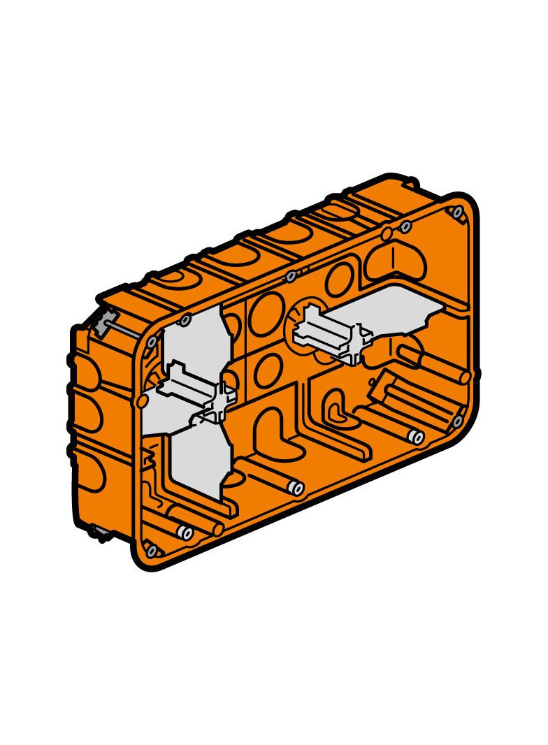 BATIBOX PUSZKA DO OSPRZĘTU MONOTWANEGO TABLICOWO (MOSAIC) 50 MM, 213 X 142 MM, Legrand