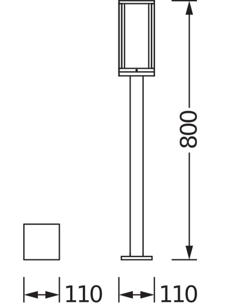 ENDURA CLASSIC FRAME 80CM E27 DG LEDV