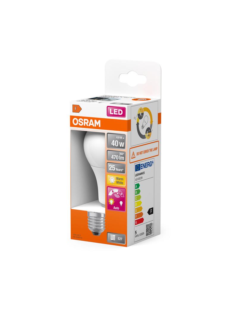 Lampa LED STAR+ CL A DSFR 40 non-dim 6W 827 E27