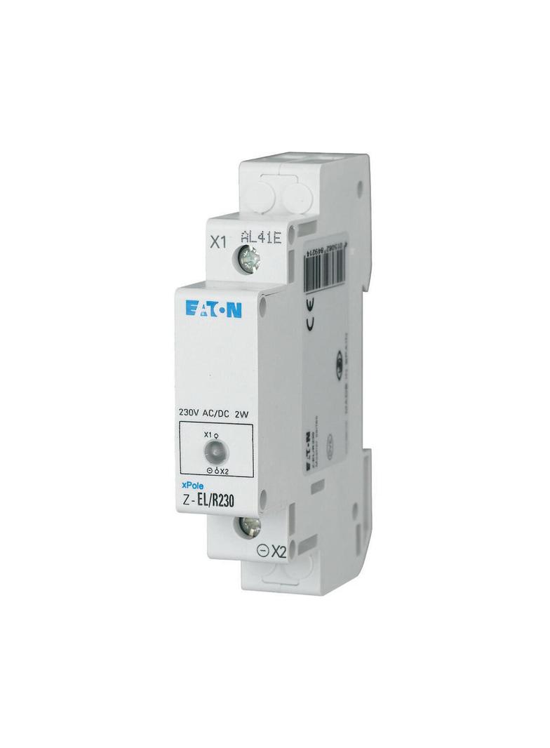 Z-EL/R230 Lampka modułowa pojedyncza czerwona 110-240V AC/DC 284921 EATON