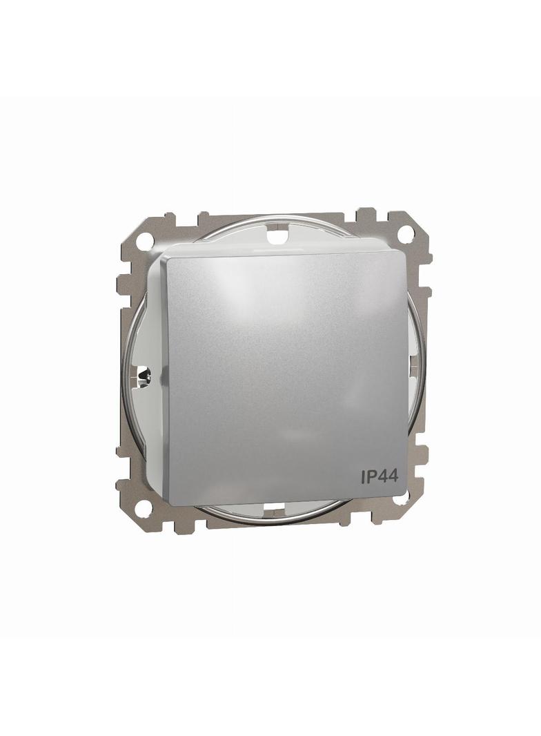 Sedna Design & Elements łącznik pojedynczy IP44 srebrne aluminium SDD213101 Schneider