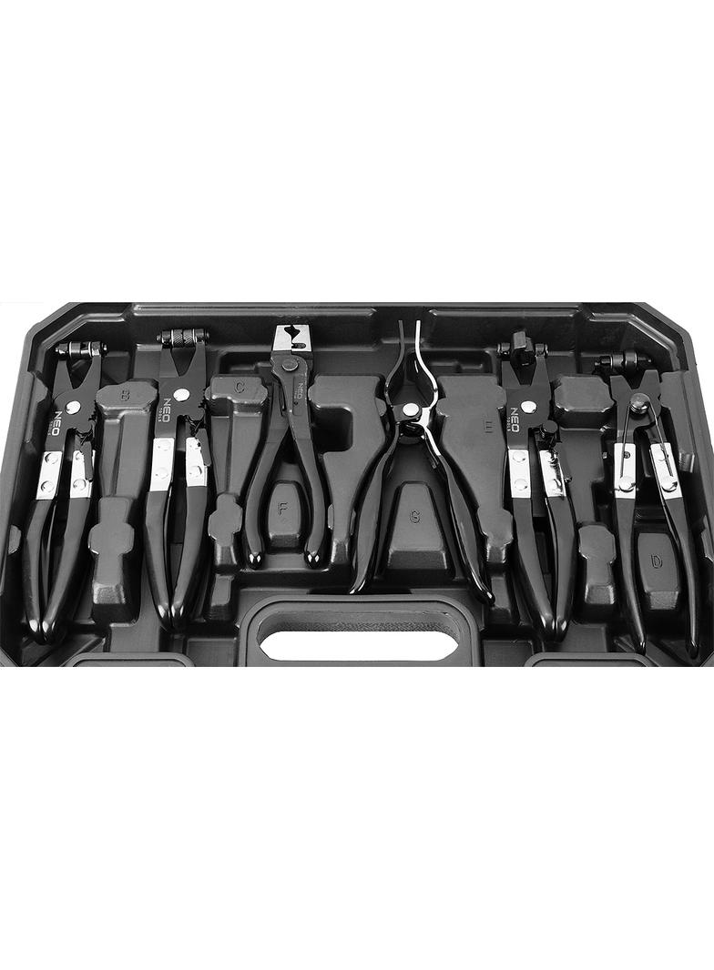 Szczypce do opasek zaciskowych, zestaw 9 szt.