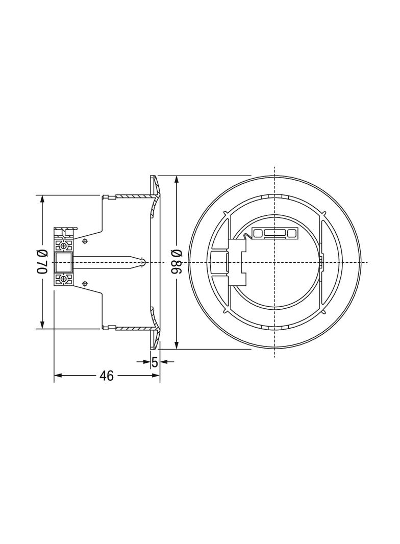 zestaw multisensorów DALI do montażu sufitowego
