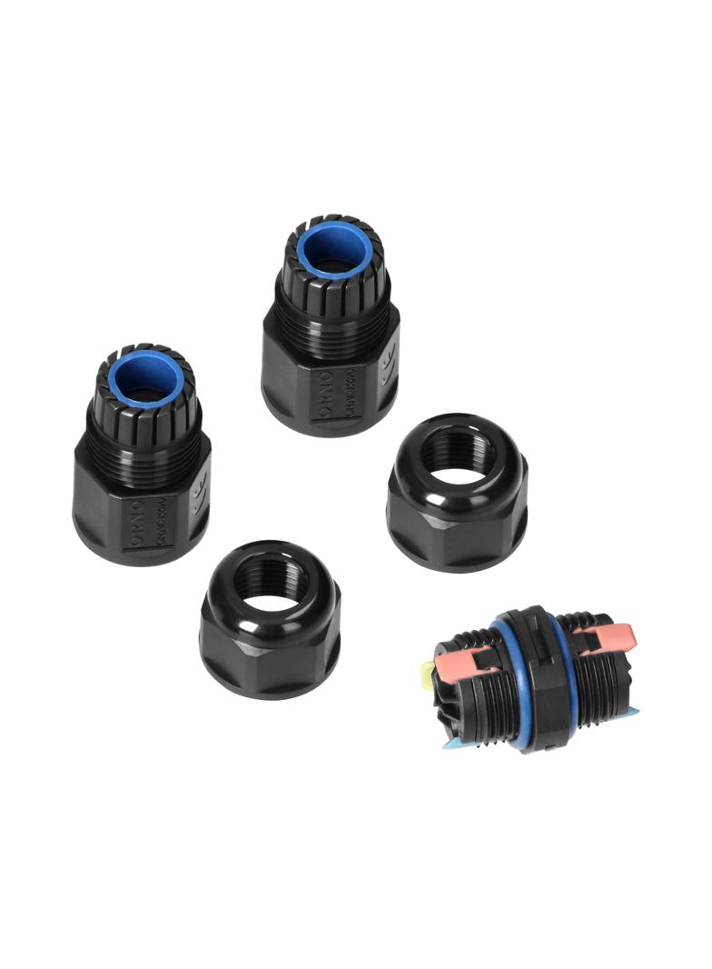 Konektor kablowy prosty z szybkozłączką IP68, 3x4mm2, 400V/20A