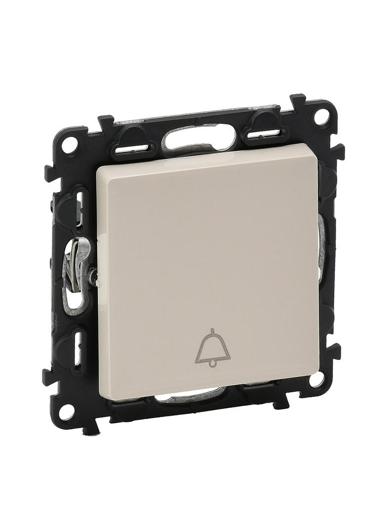 VALENA LIFE PRZYCISK PRZEŁĄCZY NO/NC Z SYMBOLEM DZWONKA KREMOWY 6 A - 250 V~, Legrand
