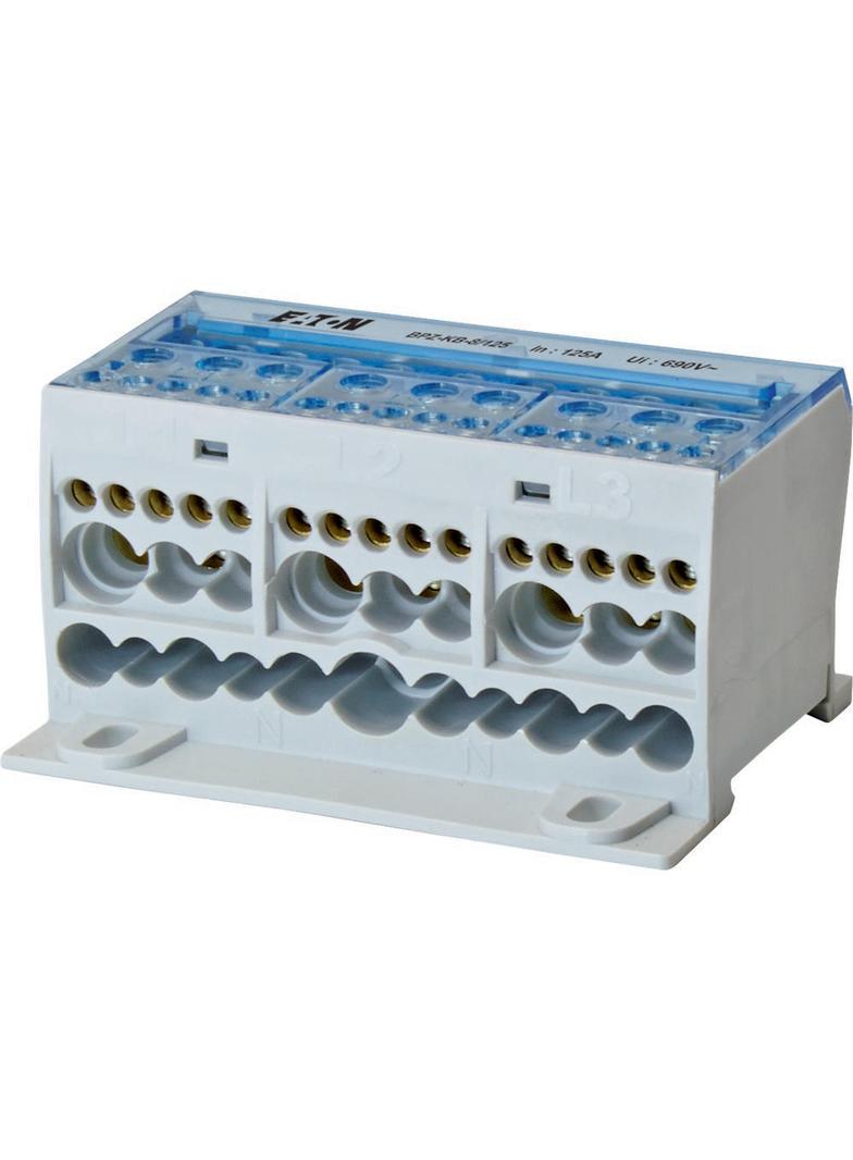 Blok listew rozdzielczych 4-biegunowy 125A KB-8/125 289968 EATON