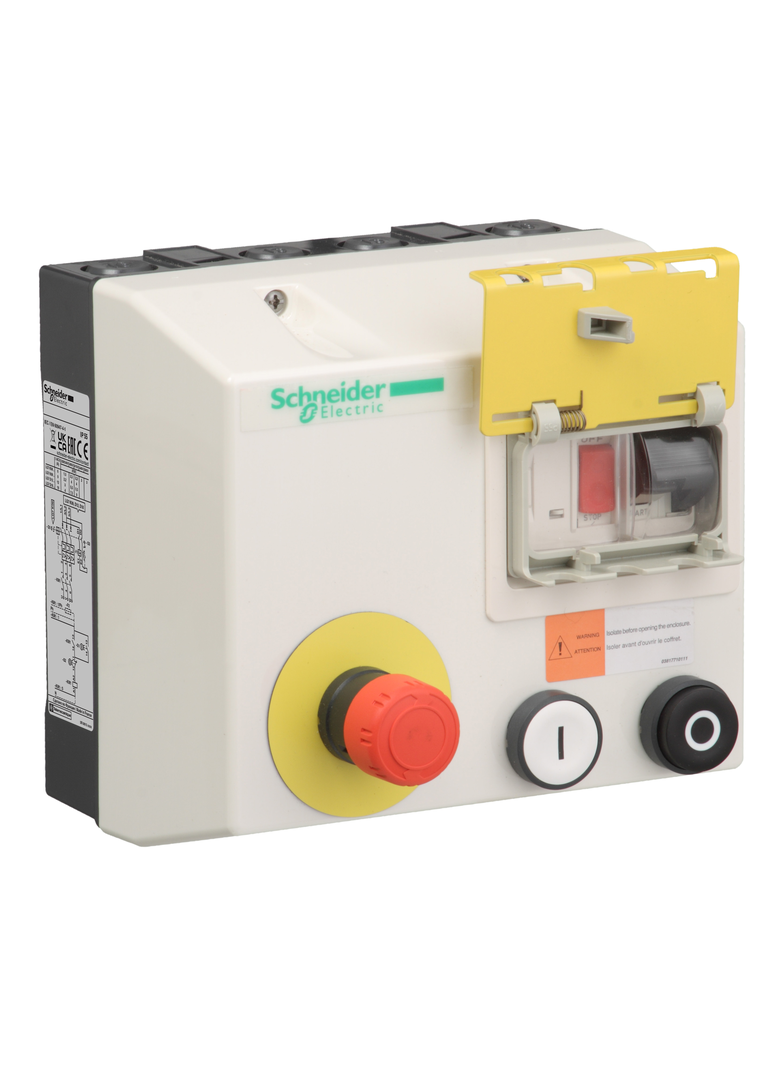 Rozrusznik w obudowie z wyłącznikiem i stycznikiem TeSys LJ 6-10A cewka 24VAC